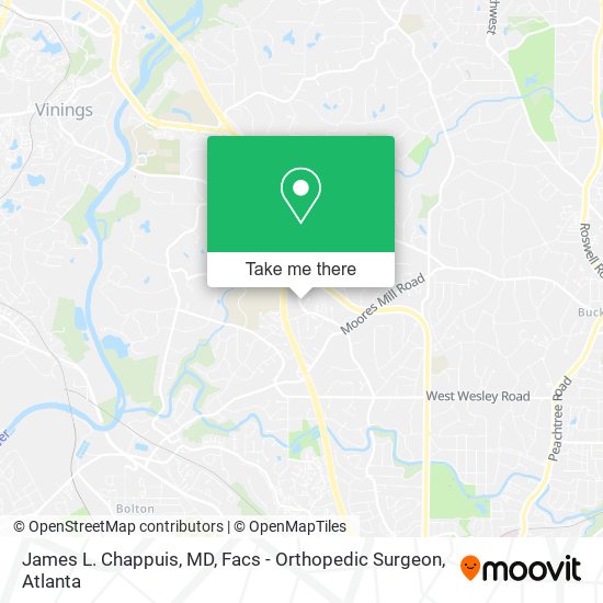 Mapa de James L. Chappuis, MD, Facs - Orthopedic Surgeon