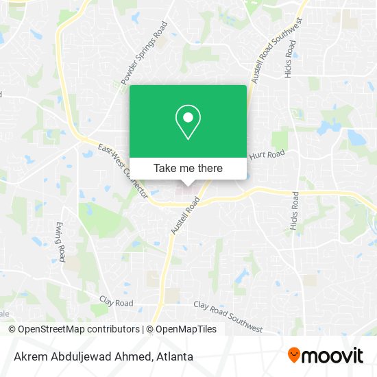 Akrem Abduljewad Ahmed map