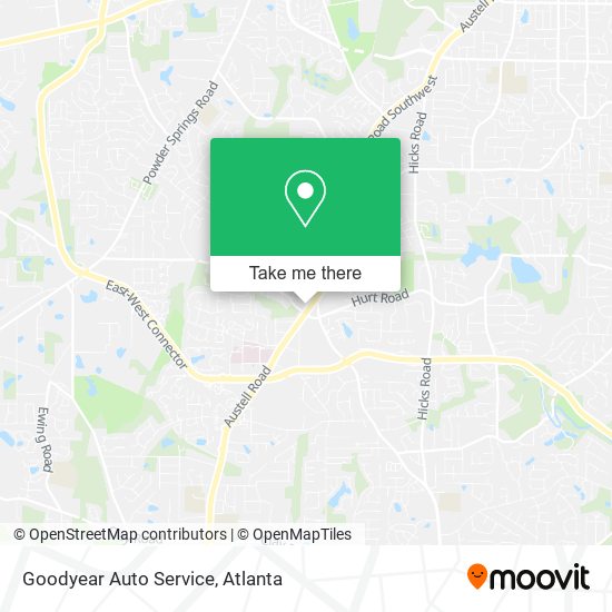 Mapa de Goodyear Auto Service