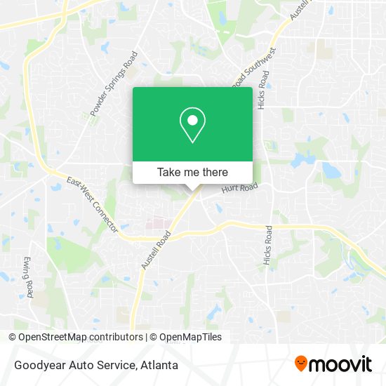 Goodyear Auto Service map