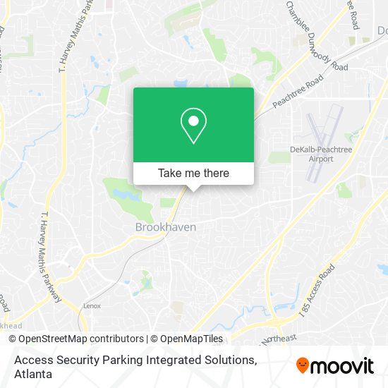 Mapa de Access Security Parking Integrated Solutions