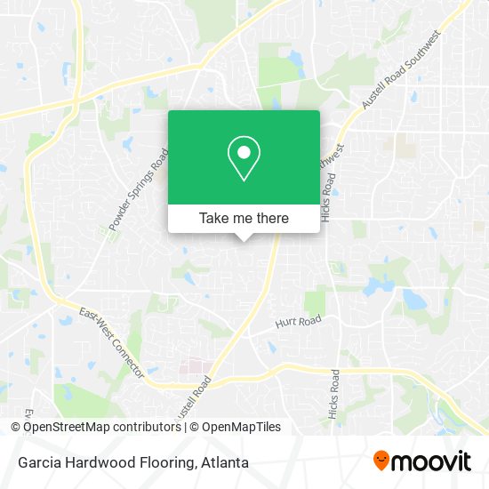 Garcia Hardwood Flooring map