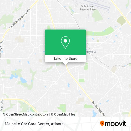 Mapa de Meineke Car Care Center