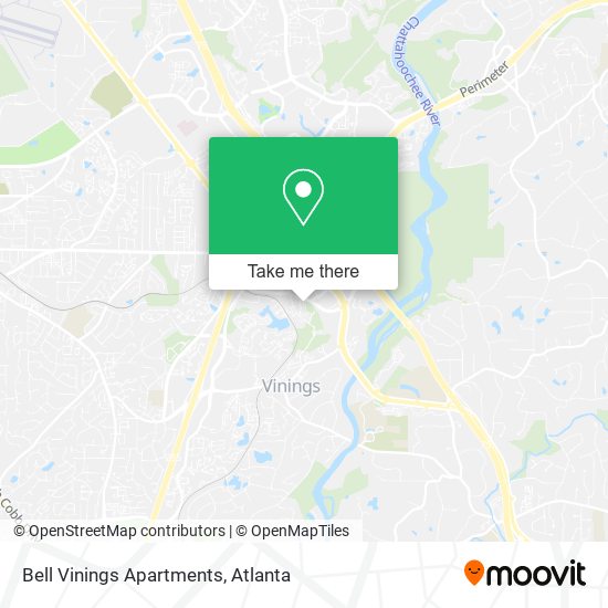 Bell Vinings Apartments map