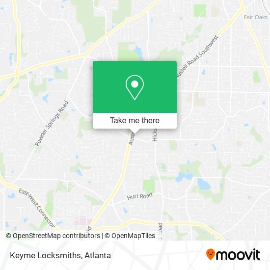 Keyme Locksmiths map