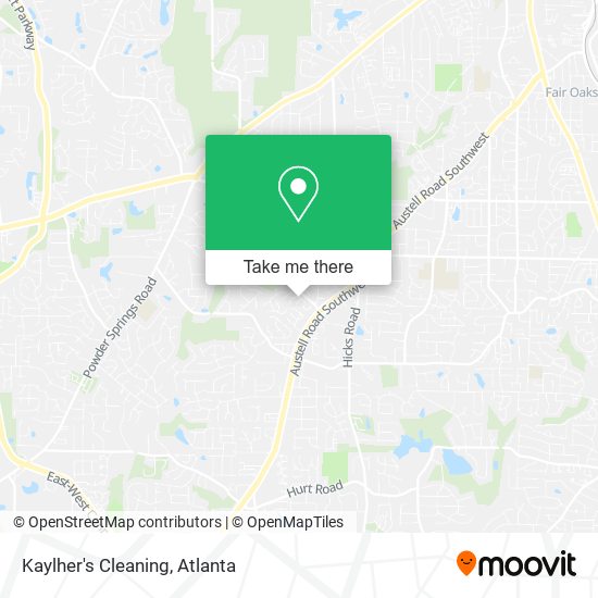 Kaylher's Cleaning map