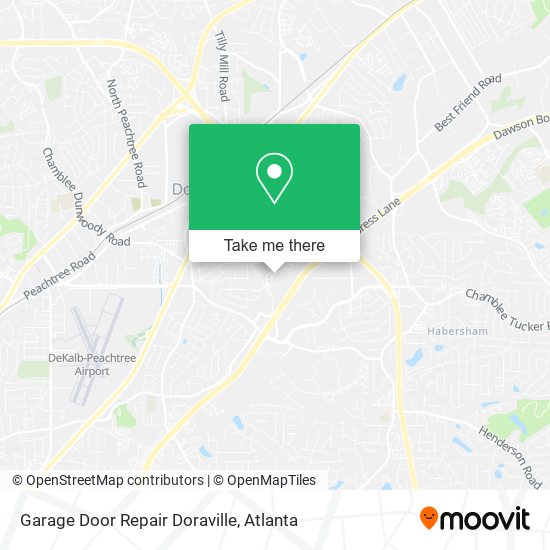 Garage Door Repair Doraville map