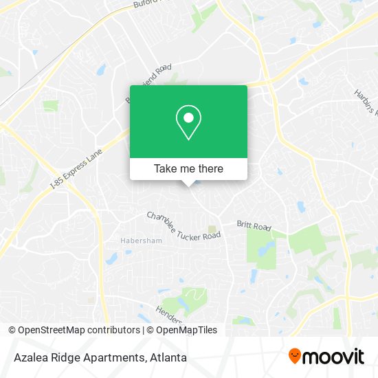 Mapa de Azalea Ridge Apartments