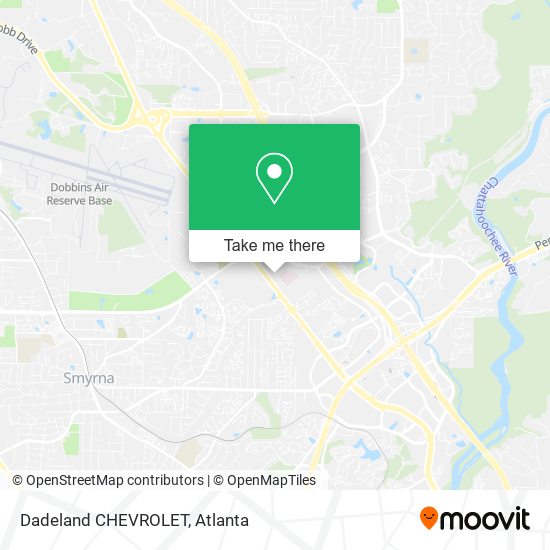 Dadeland CHEVROLET map