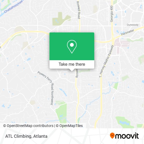 ATL Climbing map