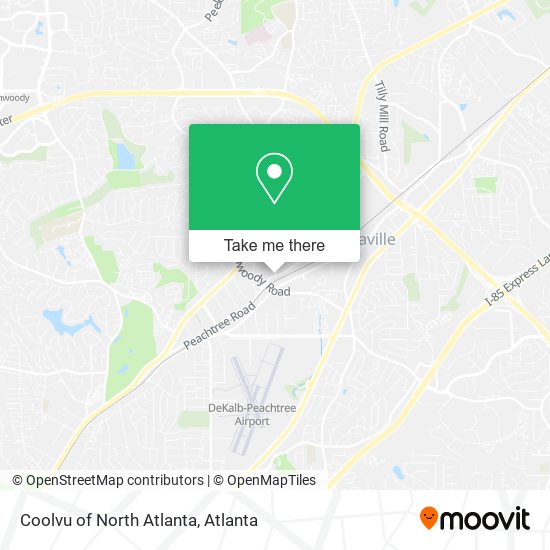 Coolvu of North Atlanta map