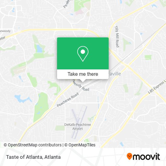 Taste of Atlanta map