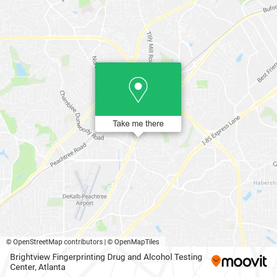 Brightview Fingerprinting Drug and Alcohol Testing Center map