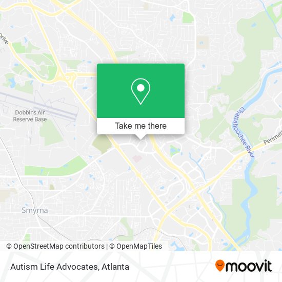 Autism Life Advocates map