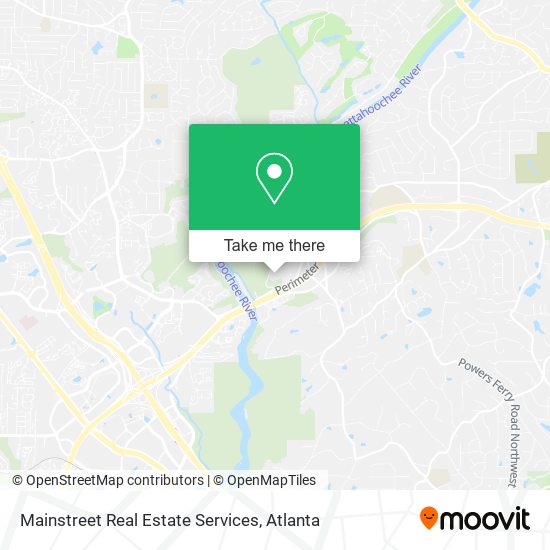 Mainstreet Real Estate Services map