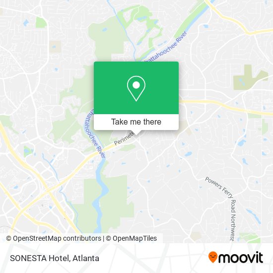 SONESTA Hotel map