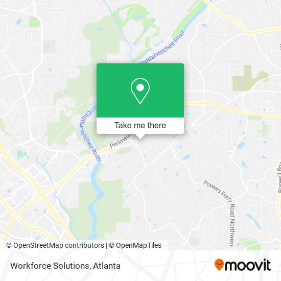 Workforce Solutions map