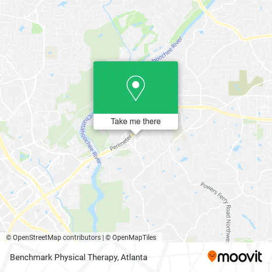 Benchmark Physical Therapy map