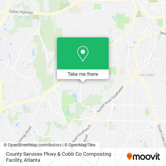 Mapa de County Services Pkwy & Cobb Co Composting Facility