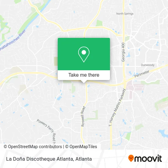 La Doña Discotheque Atlanta map