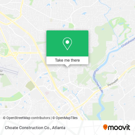 Choate Construction Co. map