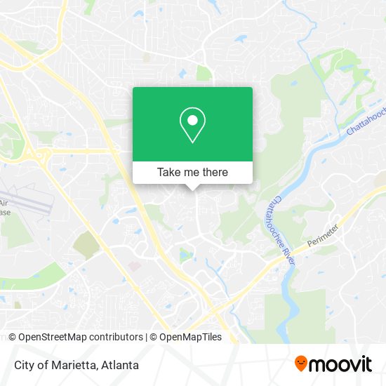 City of Marietta map