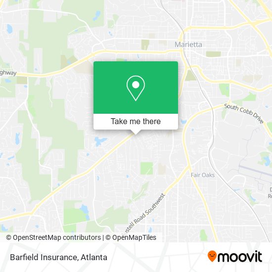 Mapa de Barfield Insurance