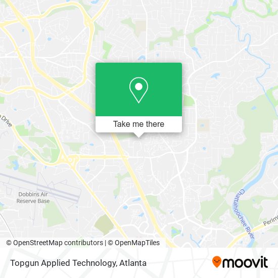 Topgun Applied Technology map