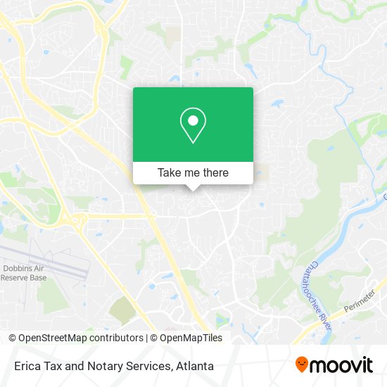 Erica Tax and Notary Services map