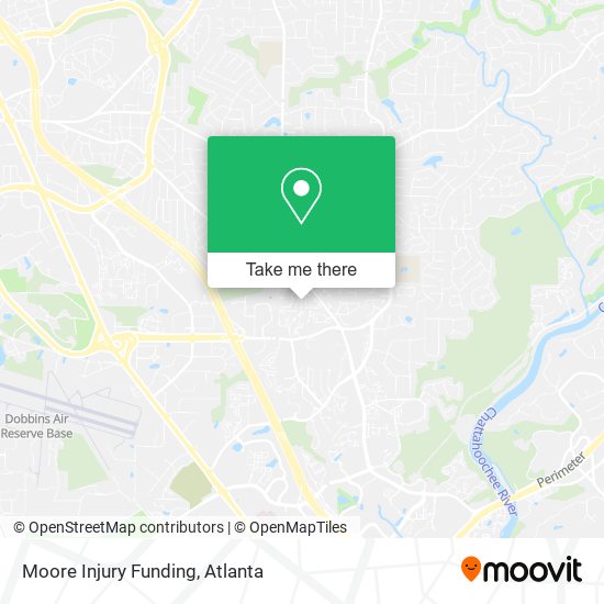 Moore Injury Funding map