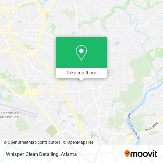 Whisper Clean Detailing map