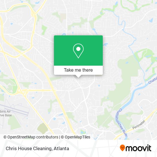 Chris House Cleaning map