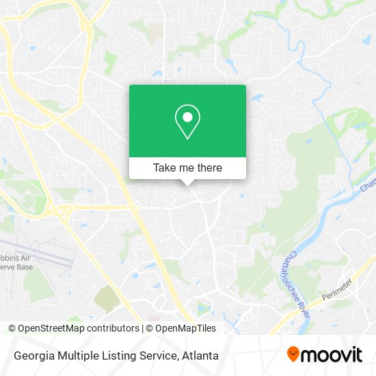 Mapa de Georgia Multiple Listing Service