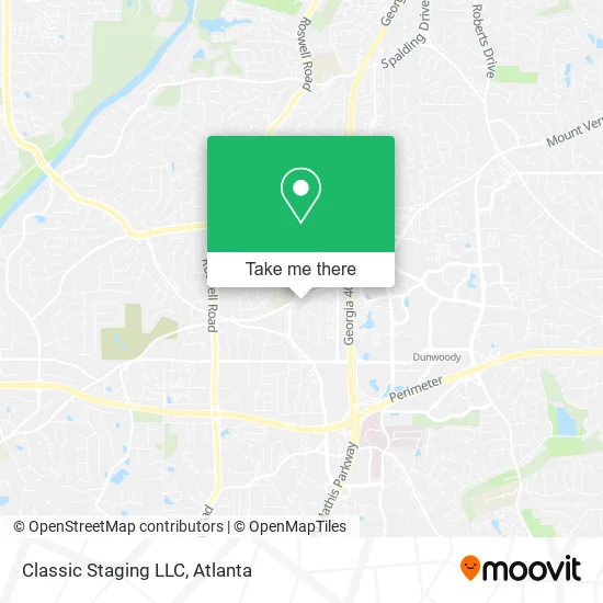 Classic Staging LLC map