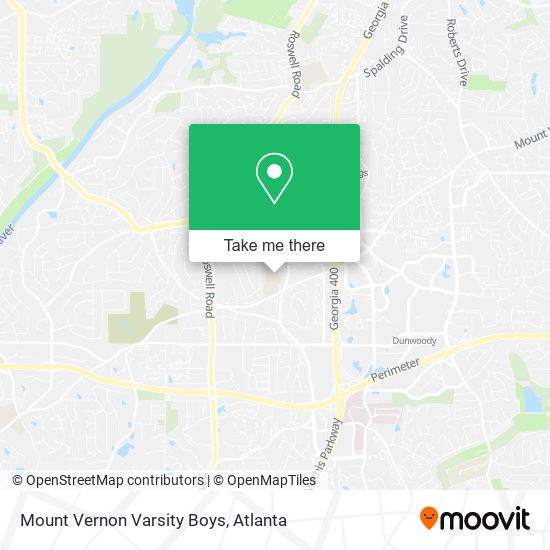 Mapa de Mount Vernon Varsity Boys