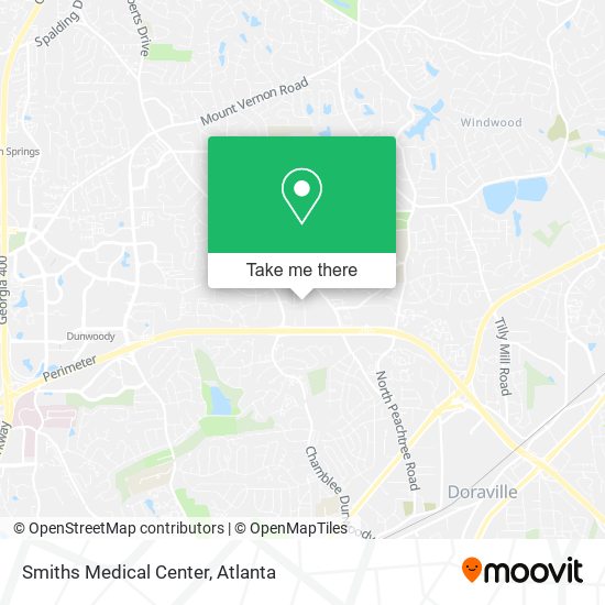 Mapa de Smiths Medical Center