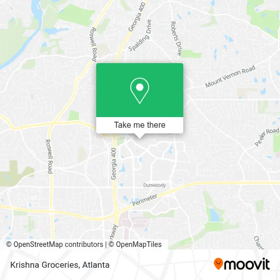Krishna Groceries map