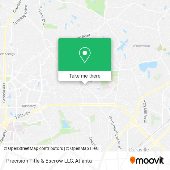 Precision Title & Escrow LLC map