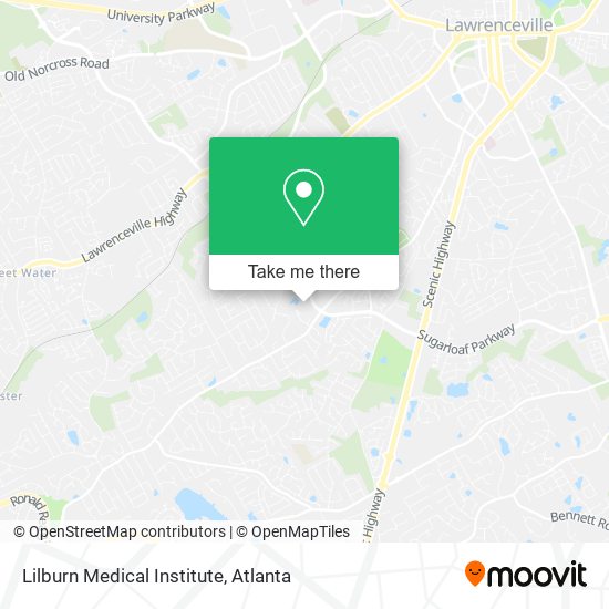 Mapa de Lilburn Medical Institute