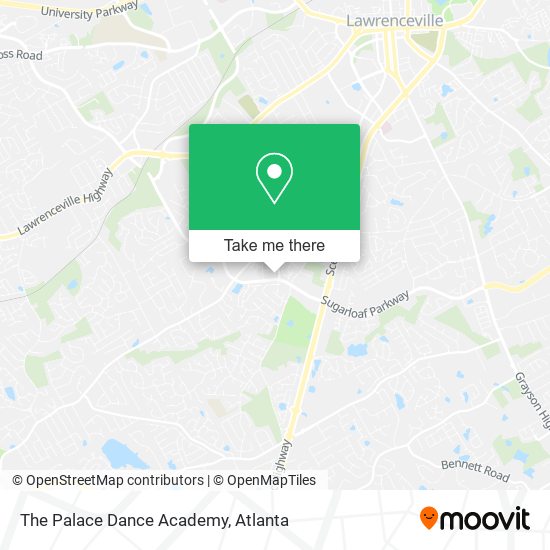 The Palace Dance Academy map
