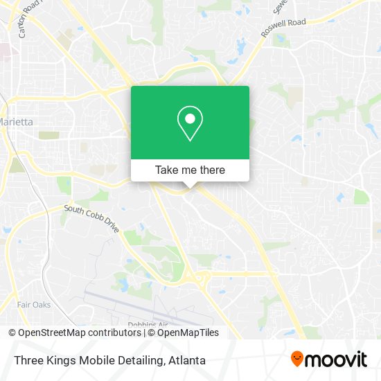 Three Kings Mobile Detailing map