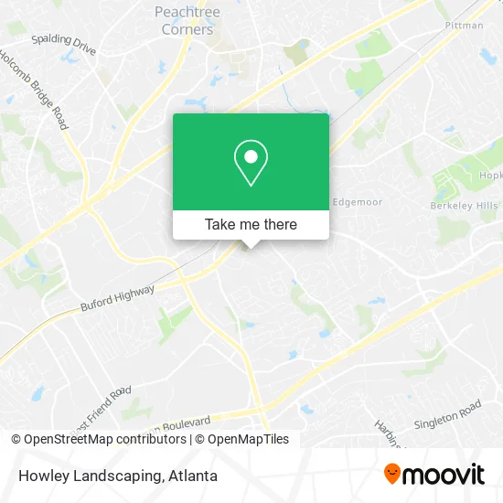 Howley Landscaping map