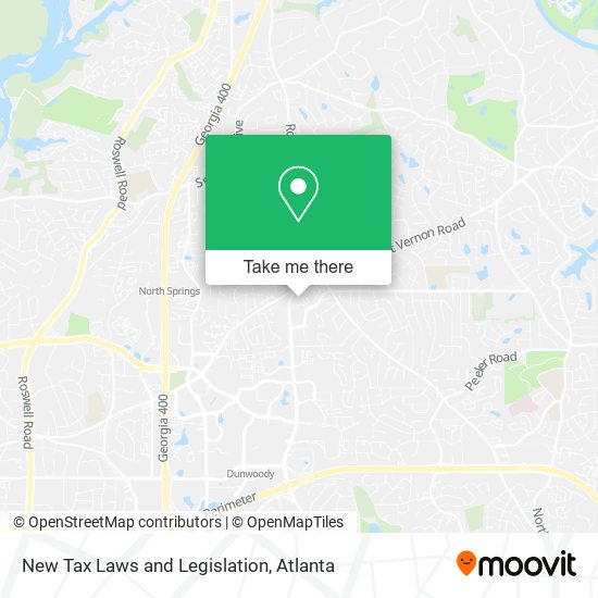 New Tax Laws and Legislation map