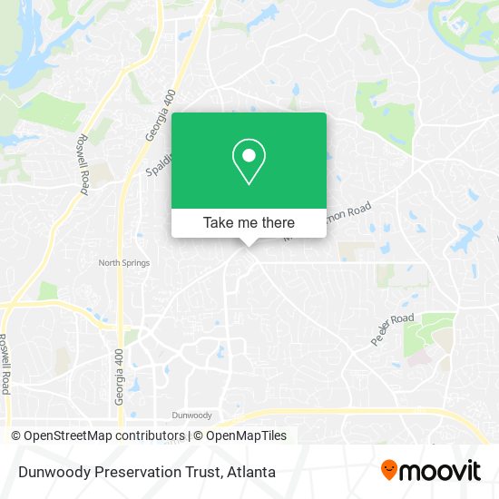 Mapa de Dunwoody Preservation Trust