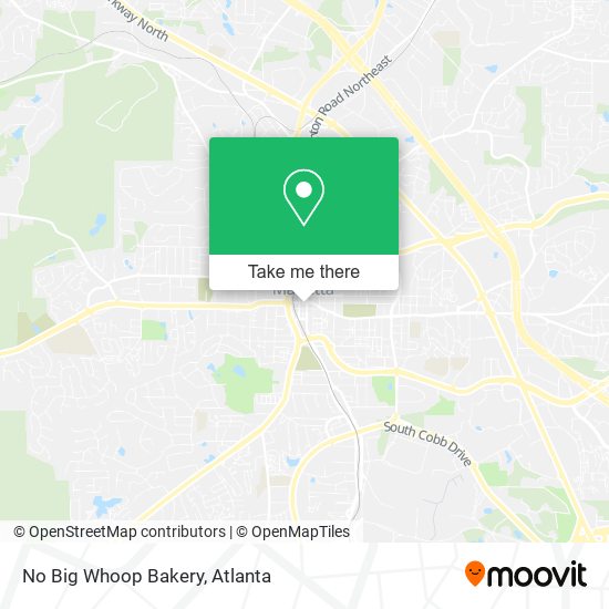 Mapa de No Big Whoop Bakery