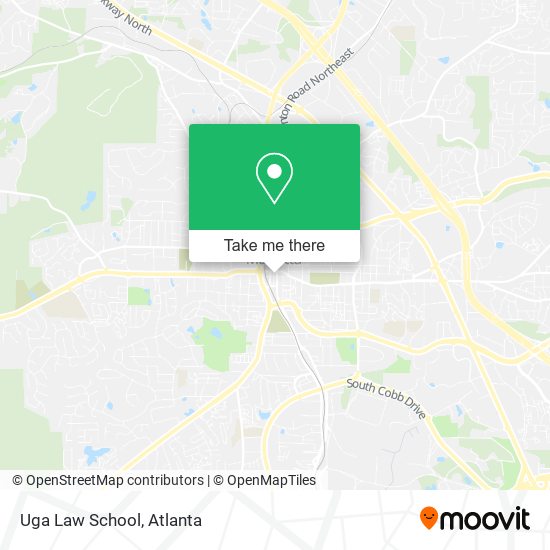 Uga Law School map