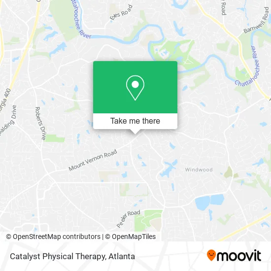Catalyst Physical Therapy map