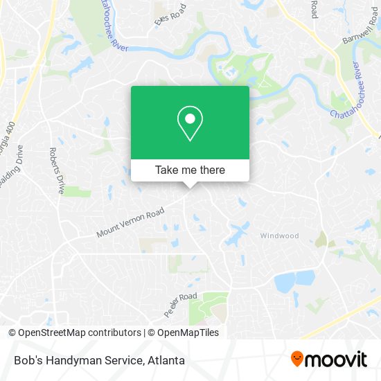 Bob's Handyman Service map