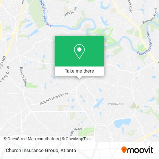 Church Insurance Group map