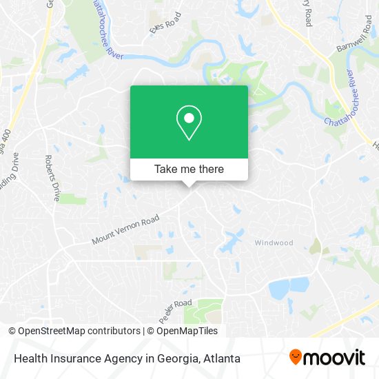 Mapa de Health Insurance Agency in Georgia